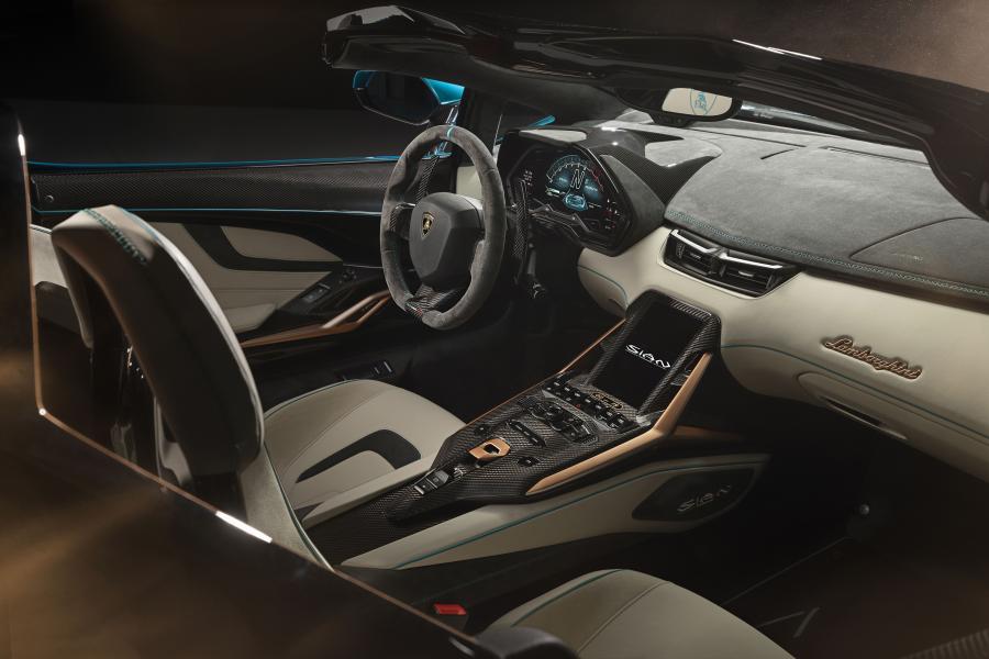 Торпедо Lamborghini Sian Roadster 2020 года  (фото 13 из 29)